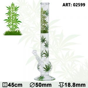 Bong Glass Foglie Erba