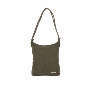 Borsa 100% Canapa Cross body Messenger - Unisex - Vegan - Handmade