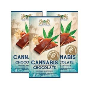 CIOCCOLATO AL LATTE DI CANAPA CON NOCCIOLA  80Gr