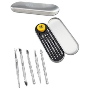 Kit per  Olio  con strumenti in acciaio inossidabile Black Leaf