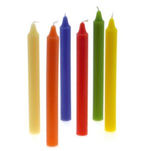 Candele Stilo Colorate non Profumate – colorate internamente